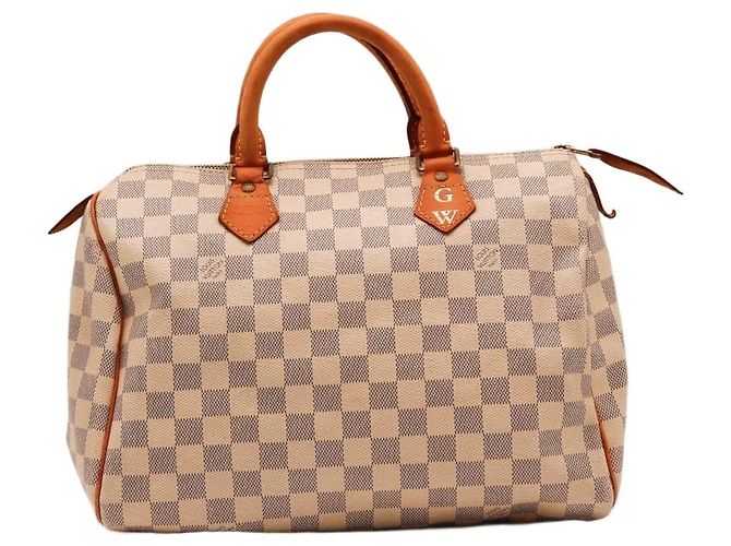 Louis Vuitton Speedy 30 Damier Azur Damier ebene