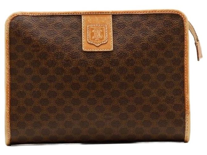 Céline Celine Bolsa Monogram Macadam Marrom Monograma