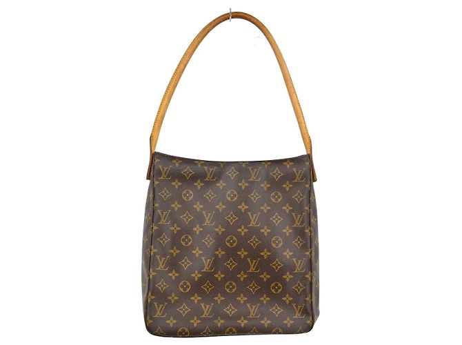 Louis Vuitton Monogram Looping Monogram Canvas GM Marrone