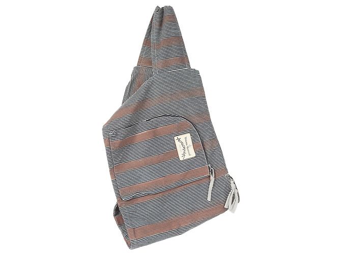 Borsa a tracolla blu e bianca Vivienne Westwood Bianco