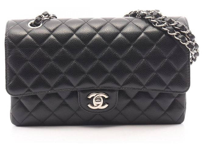 Borsa a tracolla Chanel Matelassé Double Flap Nero