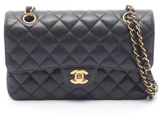 Timeless Borsa a tracolla Chanel Matelassé Double Flap Nero