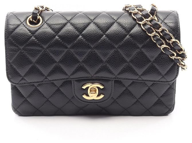 Timeless Borsa a tracolla Chanel Matelassé Double Flap Nero