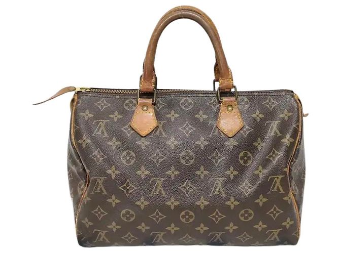 Sac à main Louis Vuitton Speedy Monogram Canvas 30 Multicolore