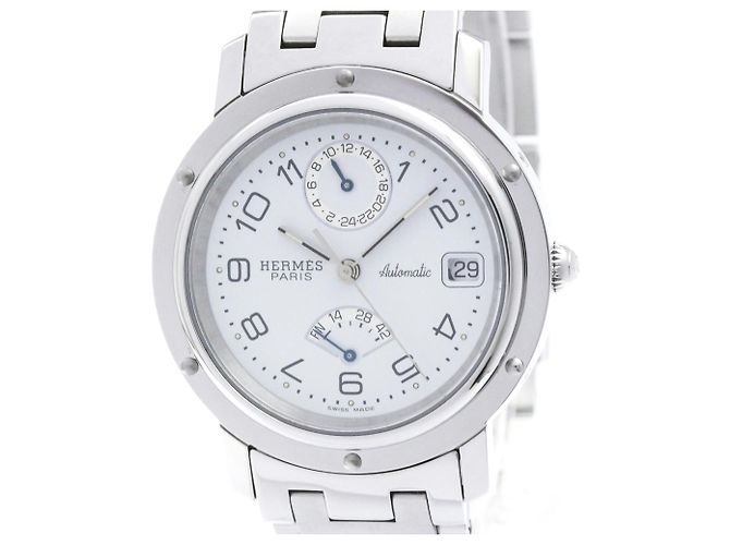 Hermès Relógio automático de aço Hermes Clipper Power Reserve CL5.710