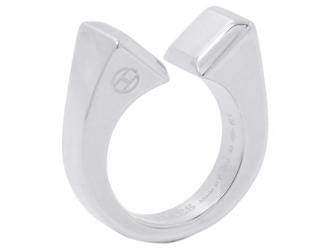 Hermès Hermes Clou de Forge Ring aus Silber 925