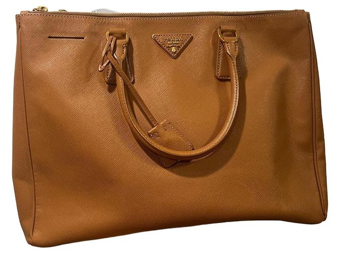 Prada Sac Cabas Saffiano Marron