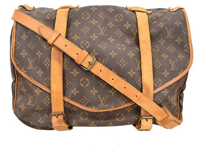 Louis Vuitton Saumur Monogram Canvas 43 Marron
