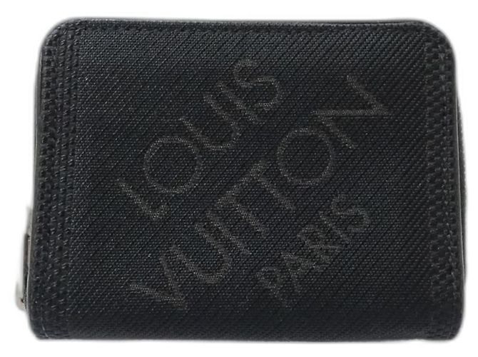 Monedero de cuero negro Louis Vuitton