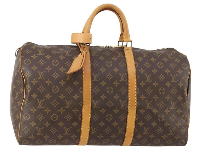 Louis Vuitton Keepall Monogram Canvas 50 Marron