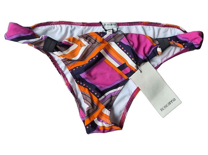 Bikini Roseanna parte inferior estampado geométrico Rosa Blanco Multicolor Naranja Púrpura Azul oscuro