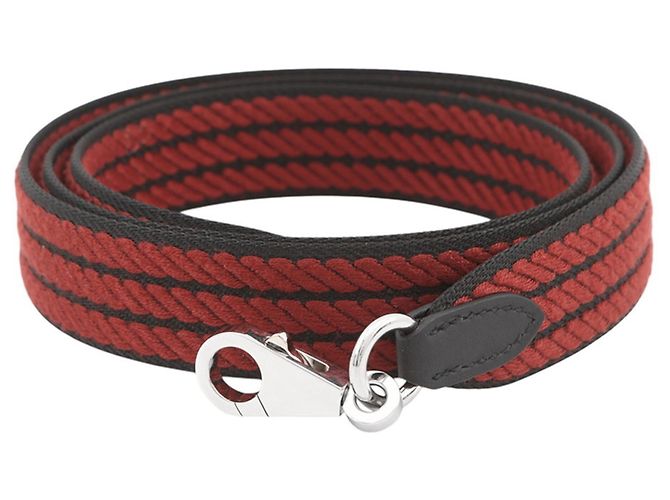 Hermès Hermes Bandoulière Shoulder Strap Black Red