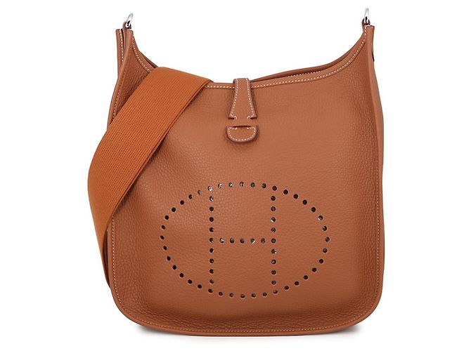 Hermès Borsa a tracolla Hermes Evelyne 3 PM D'oro