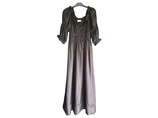 Claudie Pierlot Schwarzes Maxikleid