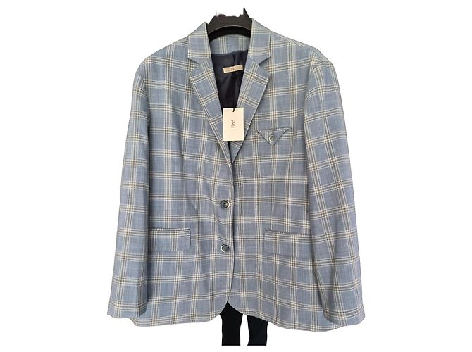 Hod Blazer blau-weiß kariert