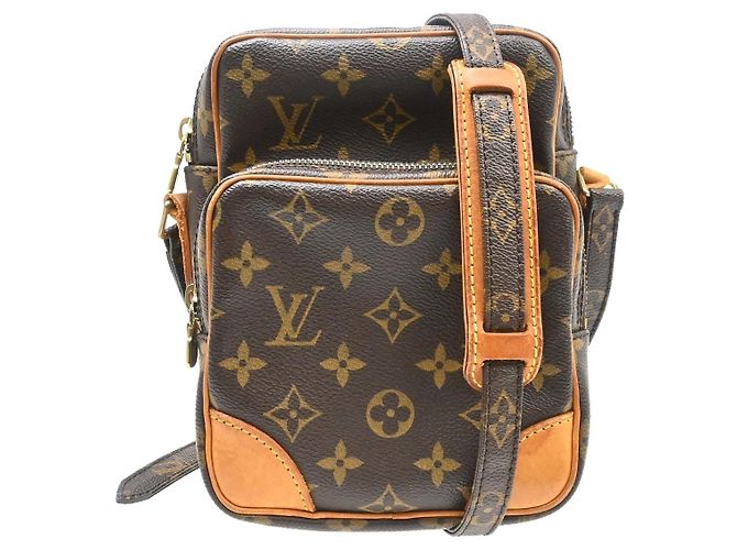 Borsa Louis Vuitton Amazone in Tela Monogram PM Marrone