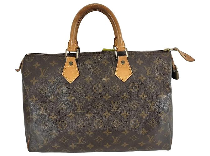 Bolsa Louis Vuitton Speedy Monogram Canvas 35 Marrom