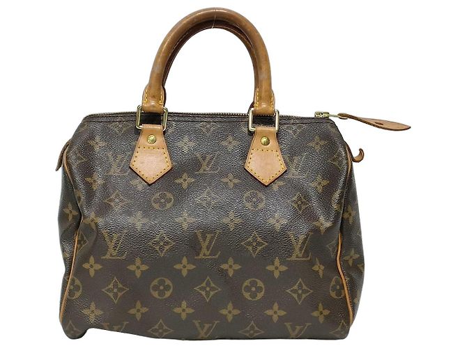 Sac à main Louis Vuitton Speedy Monogram Canvas 25 Marron