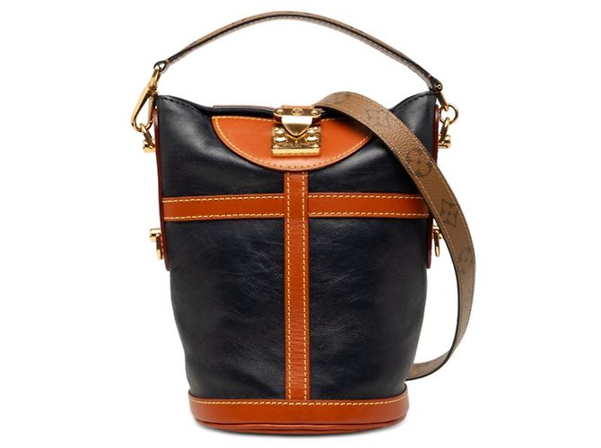 Borsa Duffle Louis Vuitton Monogram Reverse Marrone Blu navy