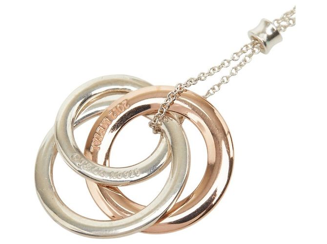 Tiffany & Co. 1837 Interlocking Circle Halskette Silber