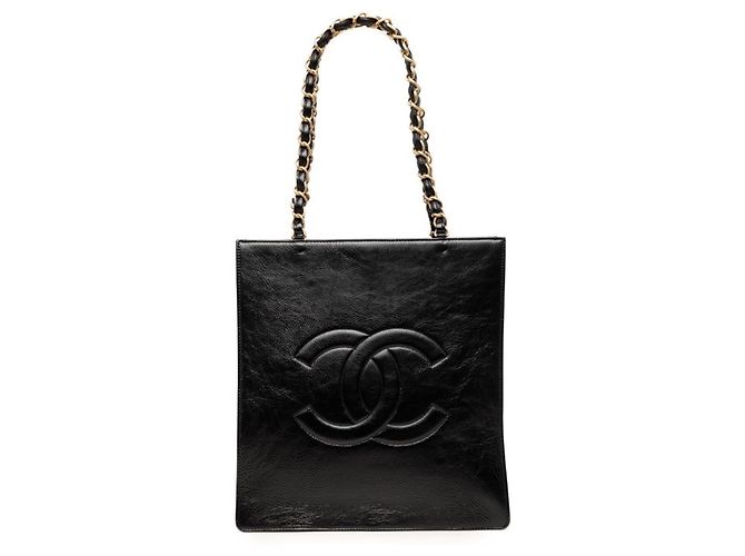 Sac cabas Chanel Coco Mark Chain Noir