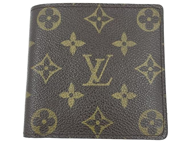 Louis Vuitton Monogram Bi-Fold Wallet Brown