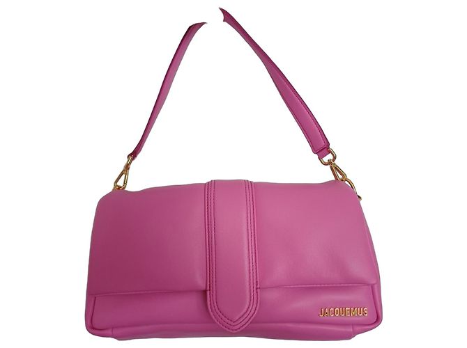 Jacquemus Bolsa Le Bambimou em couro rosa