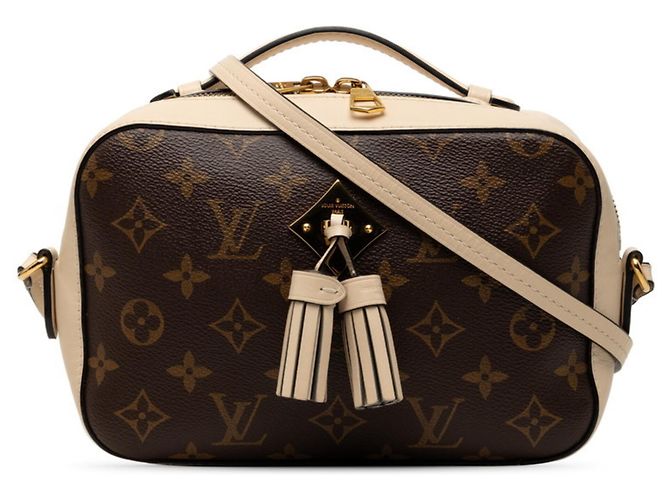 Bolsa Louis Vuitton Monogram Saint-Onge Marrom Bege