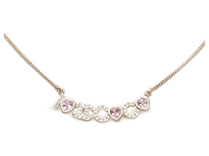 Collana Chanel Heart Coco Mark D'oro