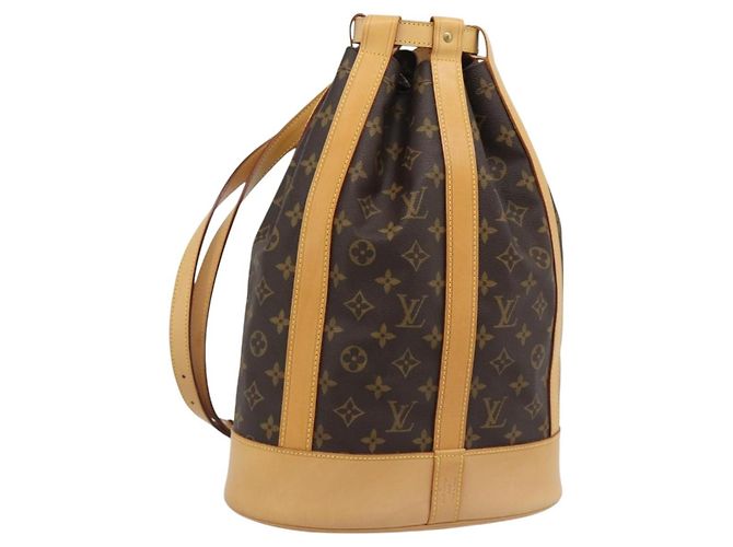 LOUIS VUITTON Bolsa de Ombro Monogram Randonnee PM M42243 LV Auth 186184SAM Monograma