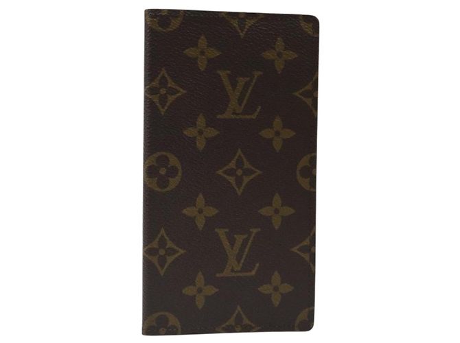 LOUIS VUITTON Couverture de semainier Monogram LV Auth 186066A Monogramme