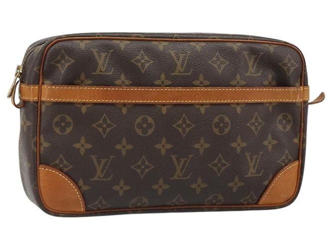 LOUIS VUITTON Monogram Compiegne 28 Clutch Bag M51845 LV Auth 179532 Monogramm