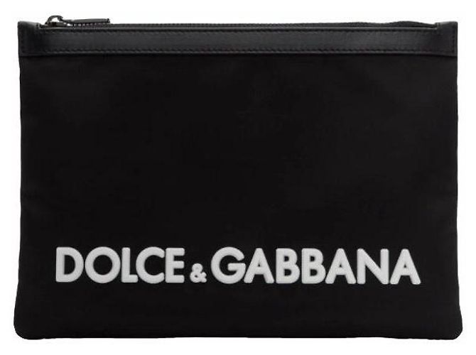 Dolce & Gabbana Nylon Logo Pouch