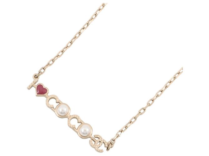Colar Chanel I LOVE COCO