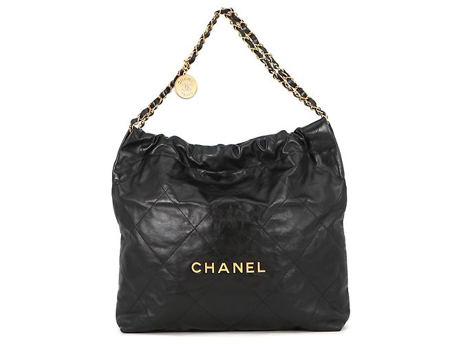 Bolso de cuero negro Chanel
