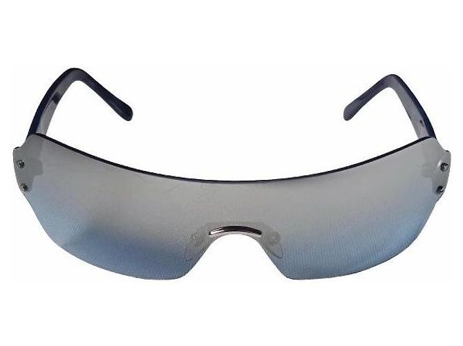 Moschino Blue Gradient Shield Sunglasses