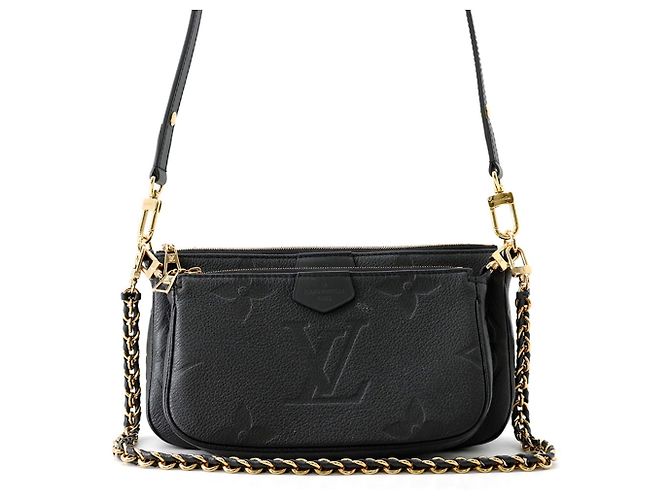 Louis Vuitton Monogram Empreinte Multi Pochette Accessoires Preto