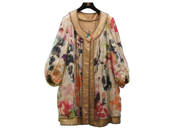 Chaqueta Reversible Diane Von Furstenberg Estampado Floral Multicolor Dorado