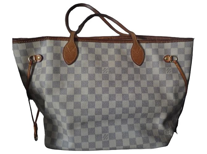Louis Vuitton Neverfull MM Damier Azur Sac Cabas Damier ebène