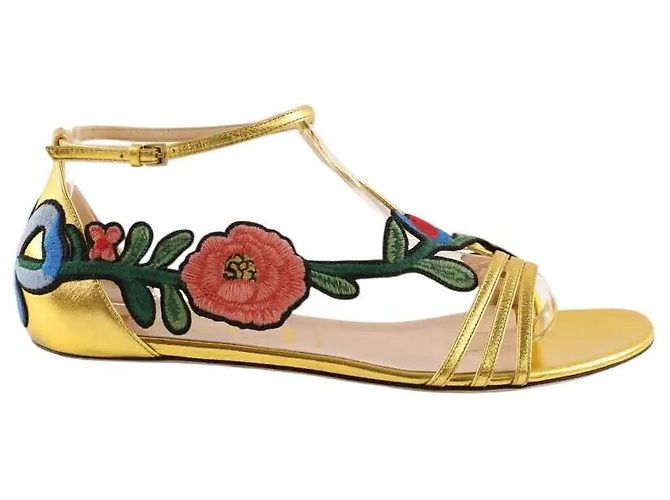 Gucci Sandali dorati D'oro