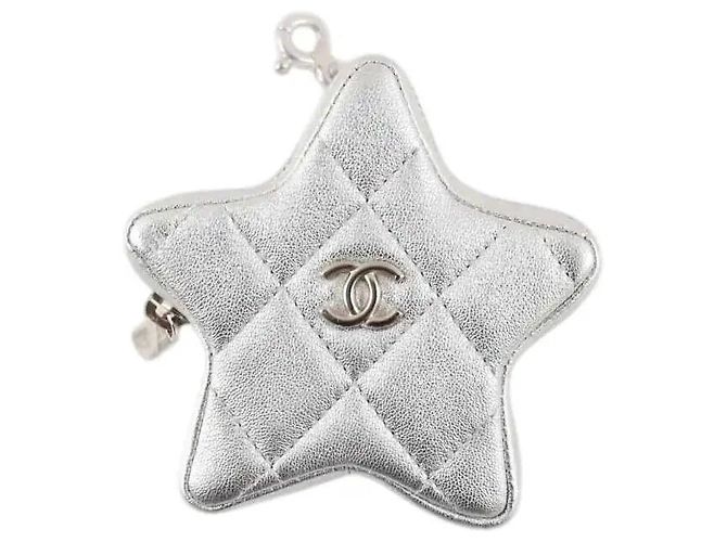Chanel Silver wallet Silvery