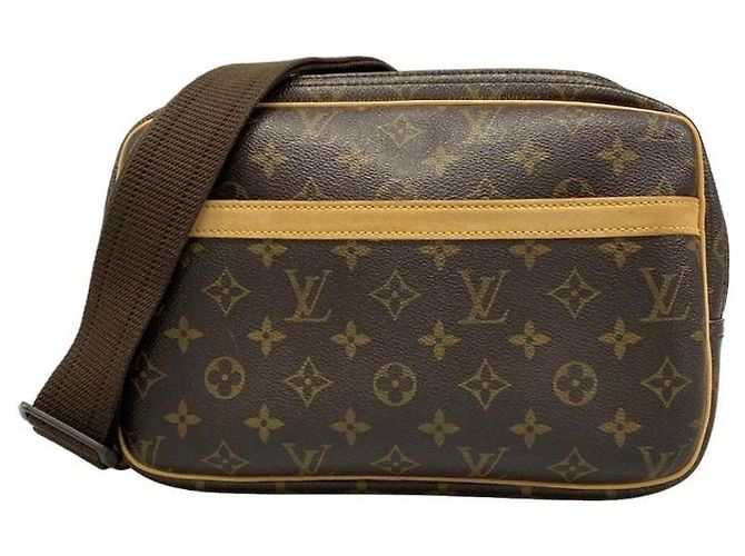Louis Vuitton Reporter PM Brown Golden