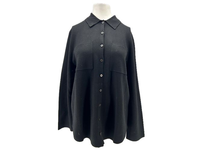 SéZane Cardigan aus Wolle Schwarz M