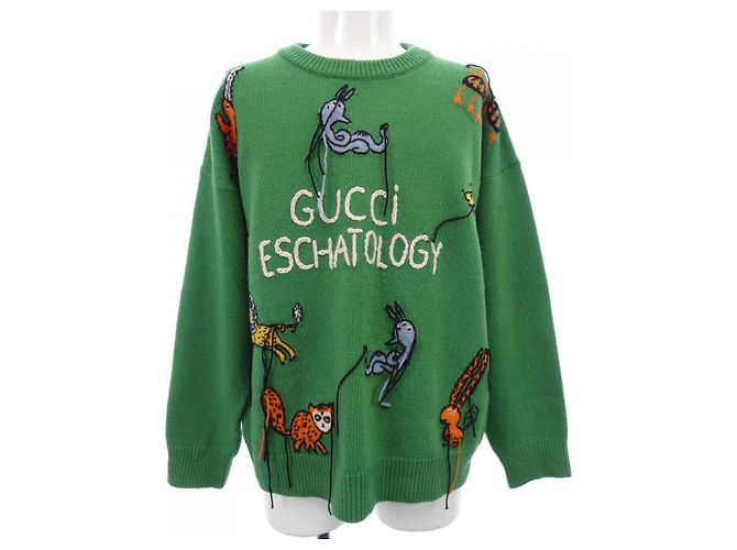 Gucci 653914 XKBYF Punto Verde Naranja