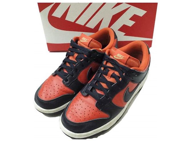 Autre Marque Nike DUNK LOW SP Leder-Sneaker Orange