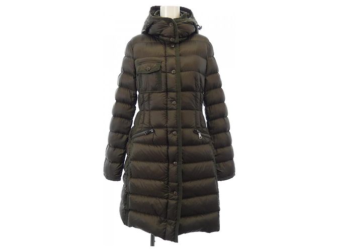Daunenmantel Moncler HERMINE Grün Khaki