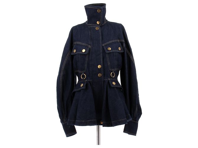 Zimmermann Blue Cotton Denim Jacket