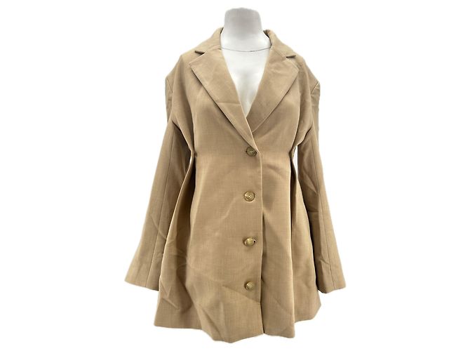 Autre Marque Blazer SOLAR bege de viscose M