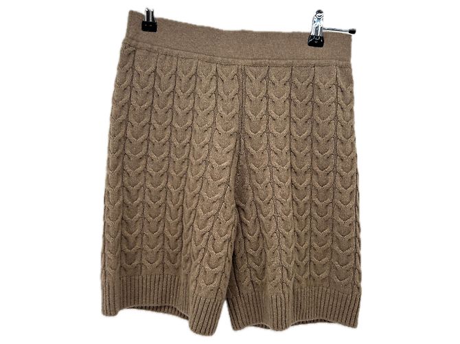 Autre Marque Short de cashmere bege