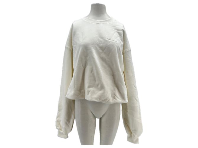Autre Marque THE MANNEI Beiger Baumwollpullover Weiß